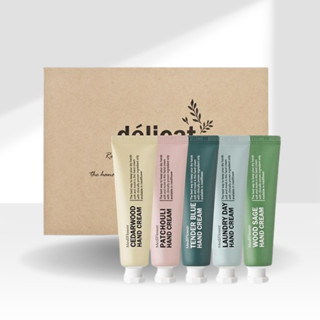 【Medi Flower】朝曦香氛護手霜禮盒30g*5入｜韓國熱銷 簡約禮盒 木質香調 送禮首選 DS004374