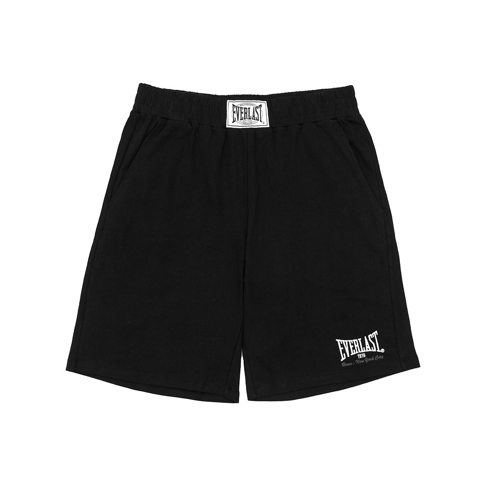 EVERLAST 短褲 黑色 LOGO 棉質 休閒短褲 男 4221150120