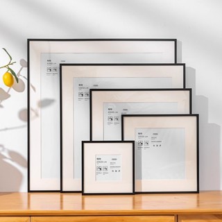 掛墻畫框🔥a4證書框 a3展示框 客製化相框 鋁合金相框 現代 拼圖框 簡約 細邊 窄邊 裝裱相框 畫框