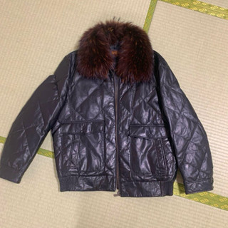 BALMAIN PARIS 小羊皮皮草羽絨服 皮衣外套夾克