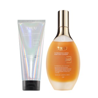 【TRUU童】【新品上市】2%水楊酸淨膚光嫩面膜+76酵母胺基酸淨膚潔顏露（防滑升級版）