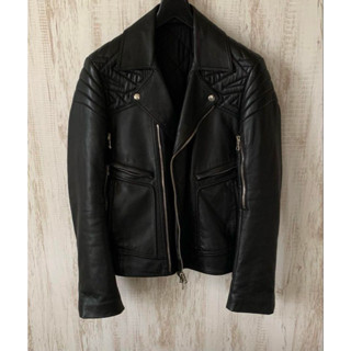 BALMAIN PARIS 小羊皮拉鍊夾克 皮衣外套