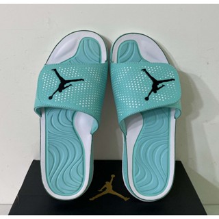 【BOBO】NIKE JORDAN HYDRO 5 蒂芬妮綠 黑飛人 皮革 運動拖鞋 男 820257-303