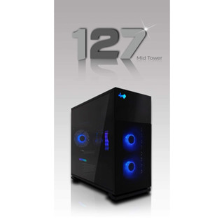 迎廣INWIN 127-黑 U3(ATX/內建風扇前2後1/顯示卡370mm/水冷240mm/散熱器160mm)