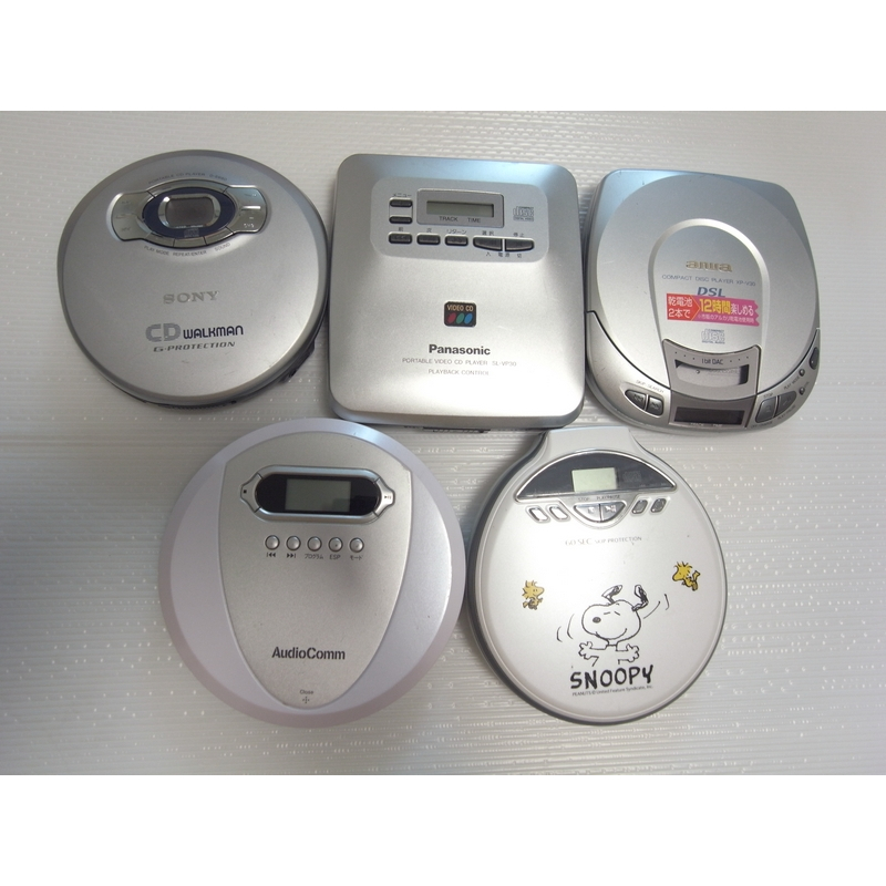 SONY PANASONIC AIWA  SNOOPY AUDIO 5台一起賣(功能正常)(詳細請參考內容敘述)