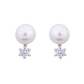 奧地利【SWAROVSKI】Matrix 水晶珍珠耳環【母親節、情人送禮】