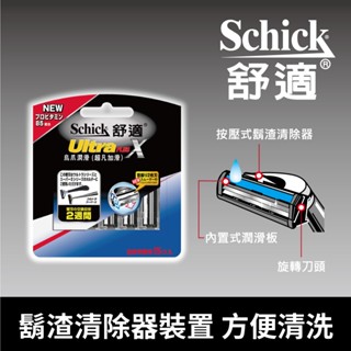 【Schick 舒適牌】新烏爪潤滑刮鬍刀(刀片5入)