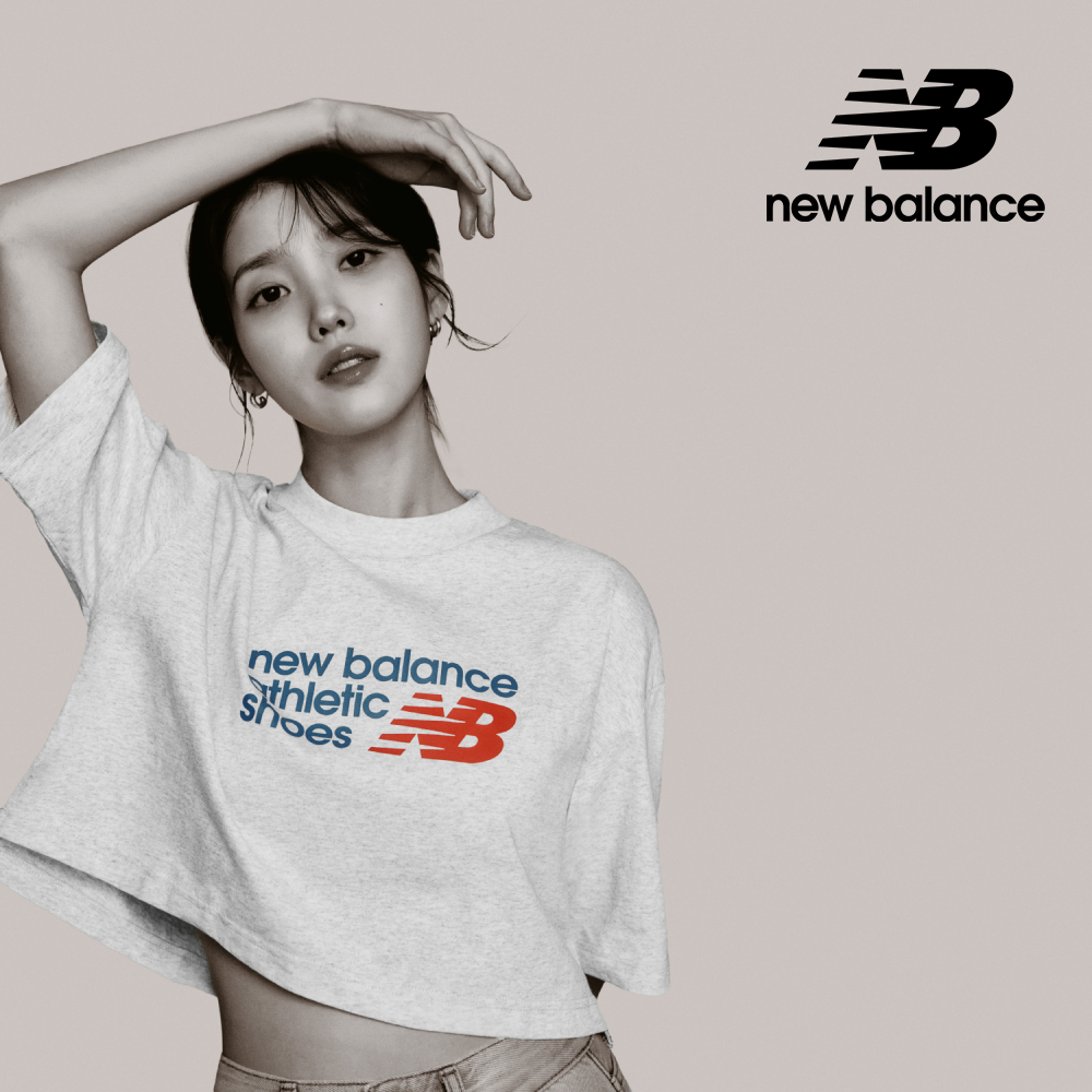 【New Balance】 NB 前短後長短版上衣_女性_淺灰/藍色_WT51908AHH/WT51908VTI