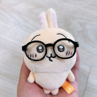 現貨24hr內出貨 黑框眼鏡 吉伊卡哇 自嘲熊 小八 小桃 烏薩奇 眼鏡 圓框眼鏡 10cm娃衣 娃娃配件 塑膠眼鏡