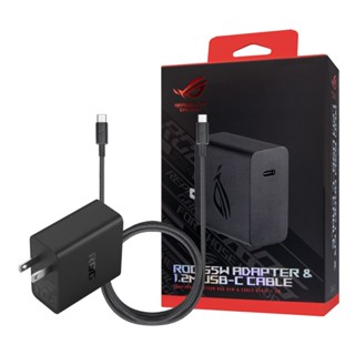 Asus華碩 原廠 ROG 65W 快充充電器 & 1.2m 雙 Type-C 線【2024新款盒裝】AC65-01