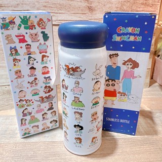 甜妞節慶♥臺灣現貨♥【蠟筆小新保溫瓶】日本正版 小白 野原家族 米奇 不銹鋼 隨身瓶 環保瓶 保溫 保冷