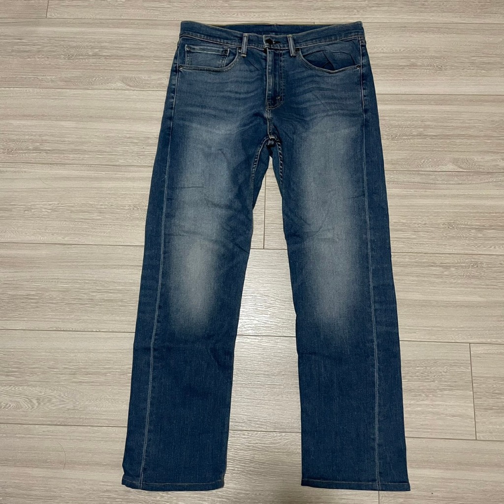 Levi's levis 505 00505-1430 W34 L34 藍刷色直筒牛仔褲 523 514 501
