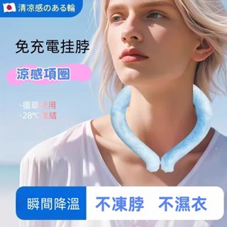 臺灣現貨🔥日本製 soloki 冰涼項圈 涼感頸圈 冰頸圈 頸部降溫圈 隨身消暑冰環 冰涼頸圈 降溫涼感環 冰涼脖圈