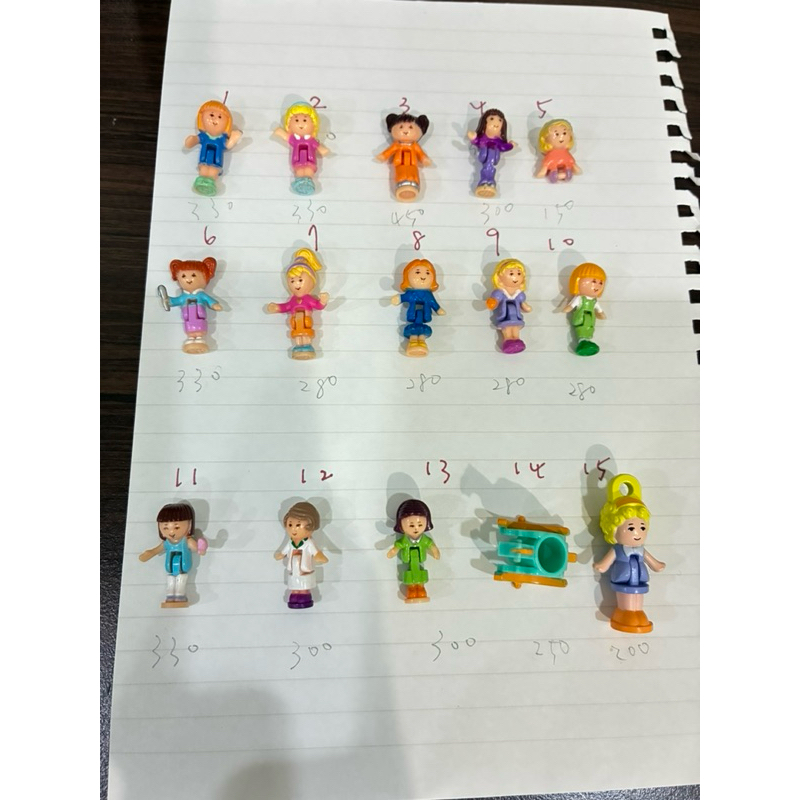 [調整價格］Polly pocket 芭莉口袋娃娃 人偶 散賣