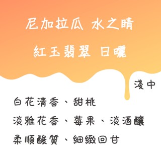 尼加拉瓜 水之睛 紅玉翡翠 日曬 咖啡豆【豆箱咖啡】
