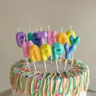 【最快隔日到貨】生日快樂蠟燭 HBD蠟燭 英文字母蠟燭 生日蠟燭 生日造型蠟燭 慶生蠟燭 造型蠟燭 蛋糕裝飾 生日派對