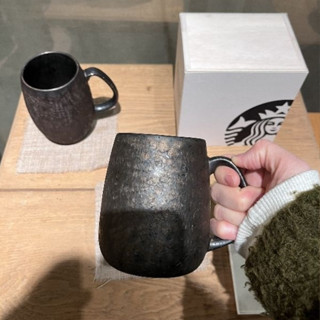 【日本星巴克】Starbucks現貨 唯一門市限定 馬克杯 炭彩黑釉咖啡杯 BODY 聖誕節禮物
