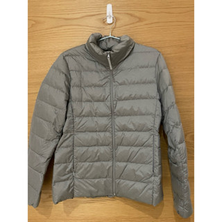 二手 Uniqlo輕量 羽絨外套 女版M號 灰色 保暖 超輕羽絨服 ULTRA LIGHT DOWN