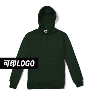 團體服 TH02-連帽T恤 內刷毛款(深綠色) 可客製化LOGO 臺灣製造【STAFF工作制服】客製化團體服