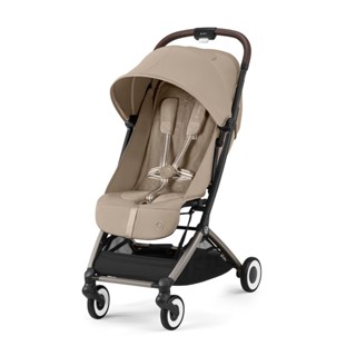 【出租/租借】Cybex Orfeo登機嬰兒推車/奶茶米布套香檳金管