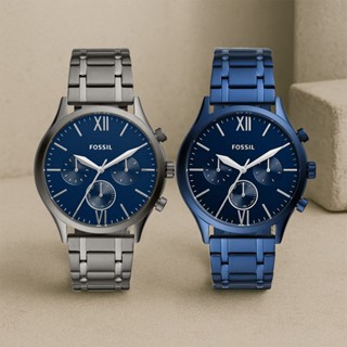 【WANgT】【FOSSIL】BQ2401 BQ2403 真三眼 計時 經典 羅馬數字 不鏽鋼 石英錶