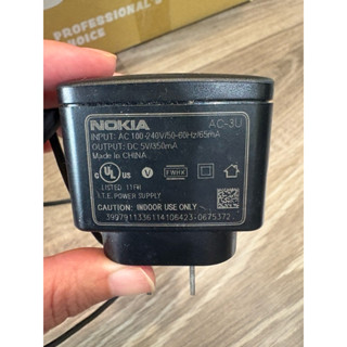二手免運-NOKIA 原廠 型號 AC-3U充電器/變壓器