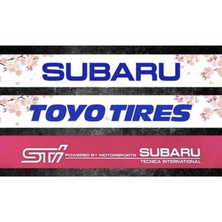 現貨 速霸陸 SUBARU STI WRC 前檔貼紙 Impreza Forester WRC XV Legack