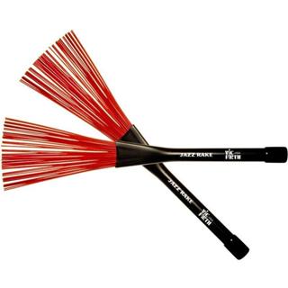 【華邑樂器44255】VIC FIRTH 鼓刷 BJR (塑膠紅色刷毛 Jazz Rake 鼓棒刷)