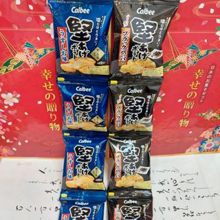 卡樂比 4連堅脆洋芋片 鹽風味 卡樂比 4連堅脆洋芋片 黑胡椒味