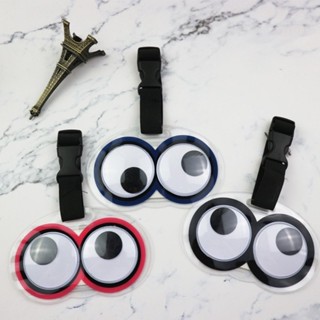 Giveme 5【現貨速發】活動眼睛行李牌 尼龍織帶登機標識牌 行李標籤 Luggage Tag PVC 行李箱吊牌