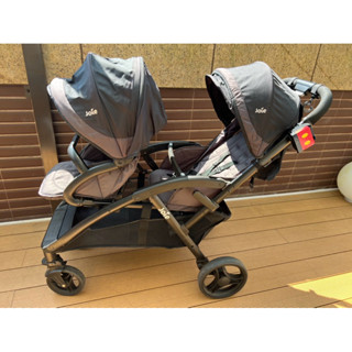 奇哥原價破萬元evalite™ duo 前後雙人推車 二手 Joie evalite duo 前後座雙人嬰兒推車