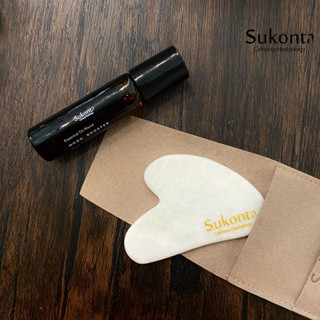 🐘泰國 Sukonta【臺灣總代理】白玉刮痧板 刮痧板 淋巴刮痧 肩頸 肩頸按摩器 臉部刮痧板 按摩板 玉石刮痧板 按摩