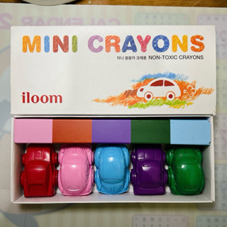 iloom 寶寶蠟筆 車車蠟筆 無毒蠟筆 近全新