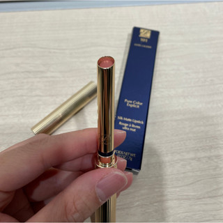 二手 轉賣 ESTEE LAUDER 雅詩蘭黛 耀眼出色細管唇膏-輕霧 101號 率性灰粉 現貨