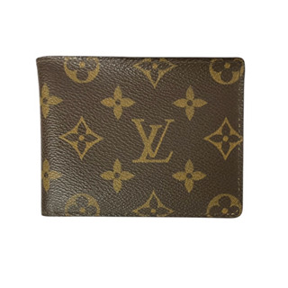 LV 經典老花 男用 短夾 保證正品