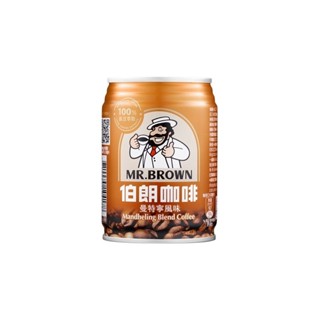 伯朗 曼特寧咖啡[箱購] 240ml x 24【家樂福】