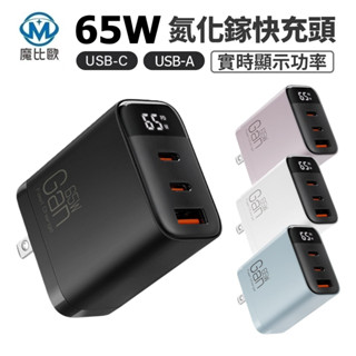 CYKE 65W 三孔 氮化鎵 快速充電器 充電頭 PD快充 Type-C 手機 平板 插頭 支援 iPhone 三星
