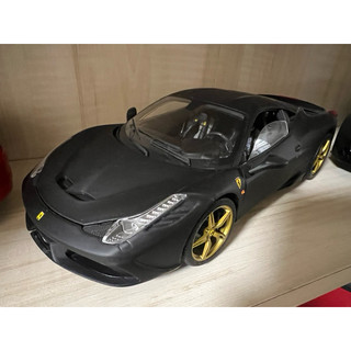 1:18 Hotwheels Elite Ferrari 458 speciale 消光黑