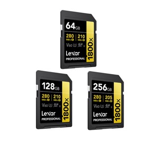 Lexar 雷克沙 Professional 1800x SDXC V60 記憶卡 64G 128G 256G 公司貨