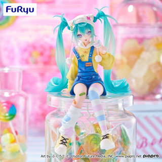 好好丸🎃｜日版 FuRyu NSF｜初音未來 棒棒糖 景品 公仔 模型 坐姿 泡麵蓋