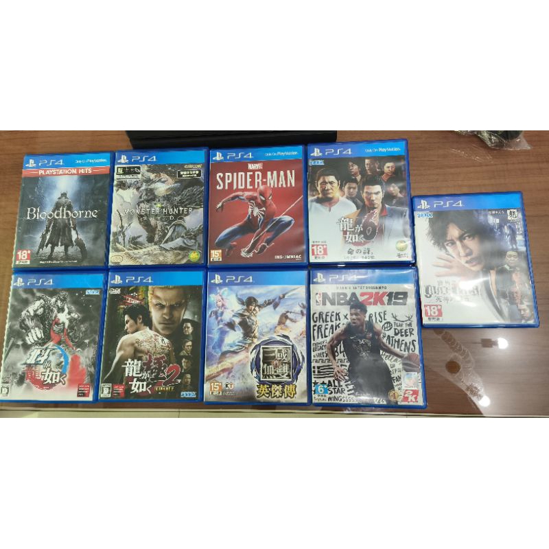 二手 PS4遊戲片 特價出清 ps5光碟機版也可以遊玩 另有PS4 Pro主機出售