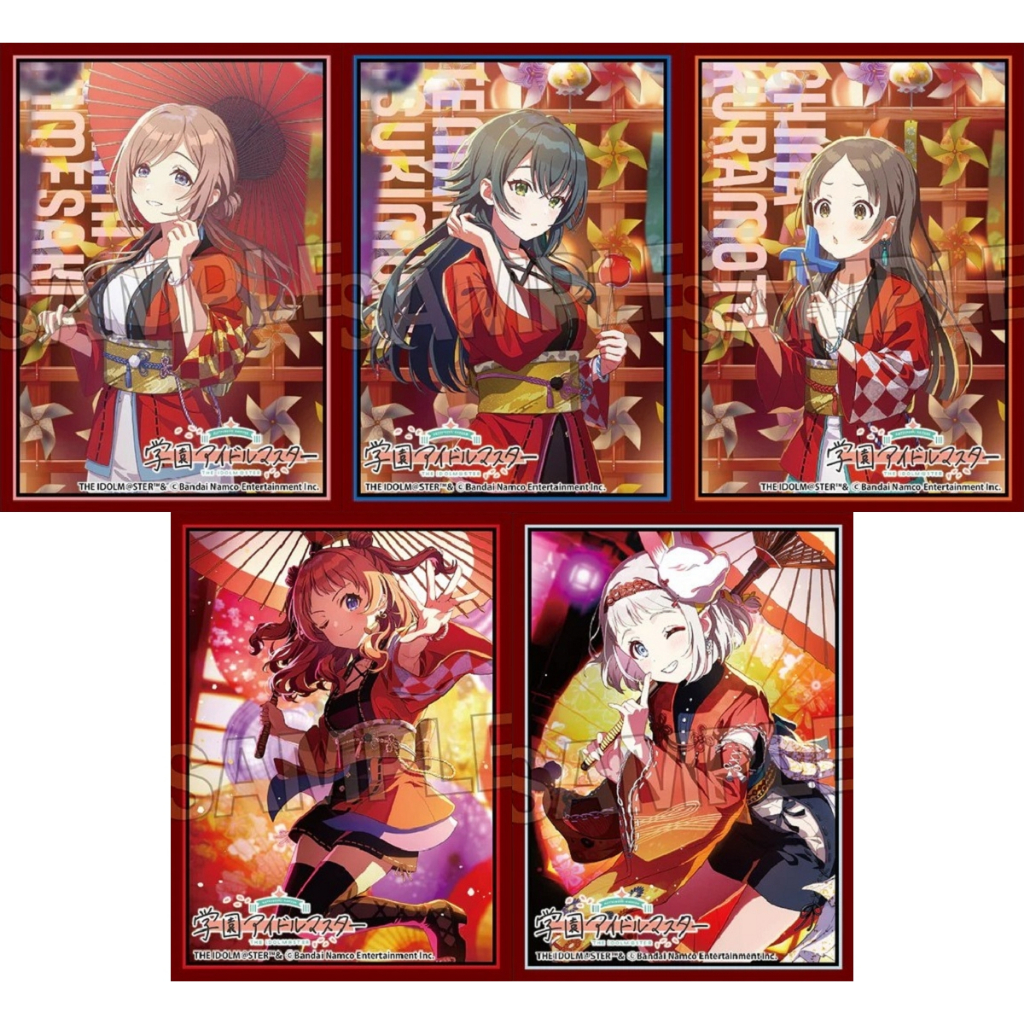 【角色卡套】 學園偶像大師 冠菊'24祭 姬崎莉波 月村手毬 倉本千奈 花海咲季 葛城莉莉亞 角色收集卡套組