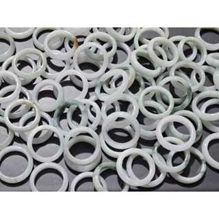 【七彩翡翠】 緬甸 天然翡翠A貨 翡翠 成品 戒指 玉戒 晴水 飄花 招財 招桃花 尾戒 防小人臺灣 現貨
