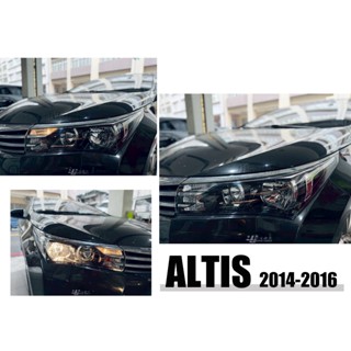 小亞車燈改裝＊全新 ALTIS 14 15 2014 2015 年 11代 原廠型 副廠 黑框 大燈 一顆2100