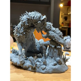 【火星人】非成品 3D列印 白模 GK 模型 Bulkamancer-- 22CM 魔法公主 宮崎駿