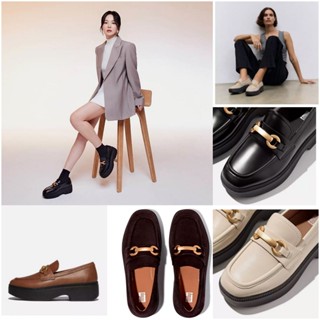 ⚡️FitFlop 代購 F-LUMA 樂福鞋 宋慧喬同款 馬銜扣 皮革 方頭厚底