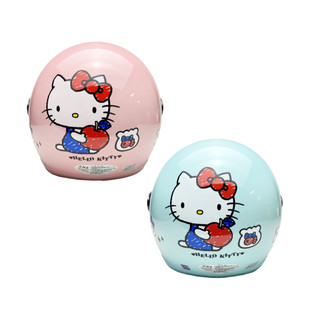 EVO 安全帽 CA-002 CA-003 蘋果Kitty 多色可選 兒童帽 卡通圖案 半罩