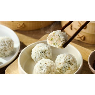 鮭山島 水產超市 禎祥-鮮肉薺菜珍珠丸約30粒750g 港式料理 燒賣 美味 好吃 五結 批發 水產 門市 餐廳 嚴選