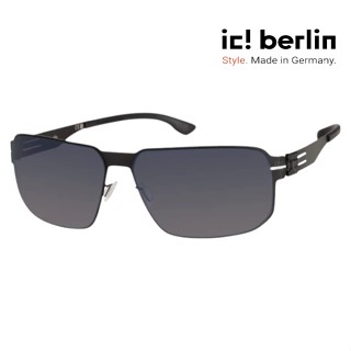 【ic! berlin】I See 2024 Black 德國薄鋼墨鏡 公司貨 臺南時代 蔡司優視力專家
