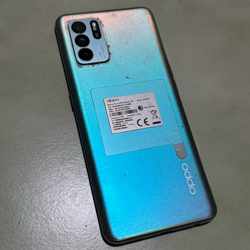 【零件機】OPPO Reno6 Z 5G 螢幕損壞 可開機  不顯示